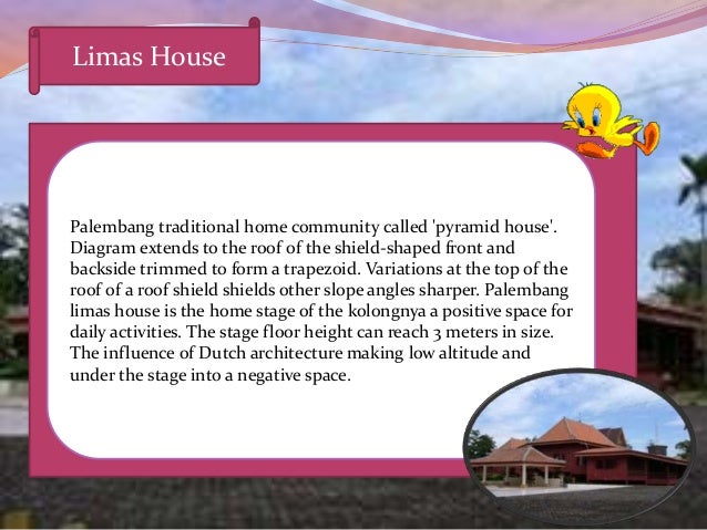 Rumah adat tradisional palembang