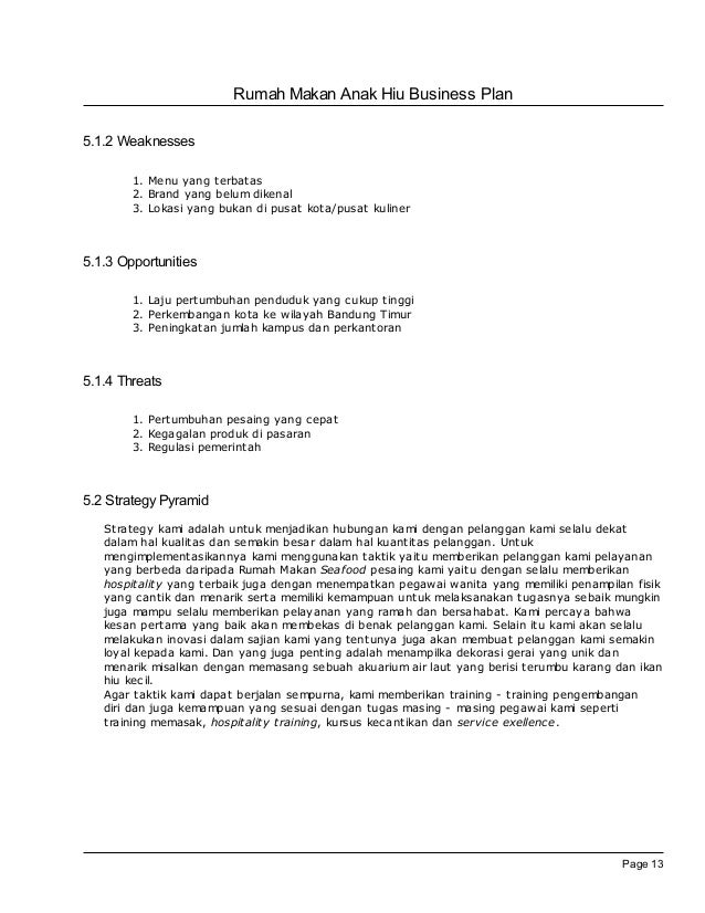 Rumah makan anak hiu business plan revisi2