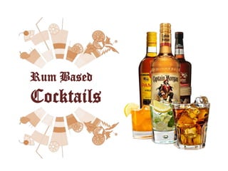 Rum Based
Cocktails
 