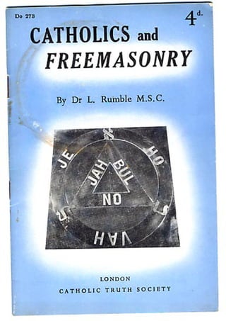 Rumble   Catholics And Freemasonry