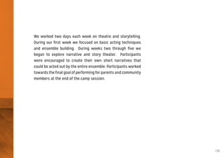 Summer Arts Camp 2013