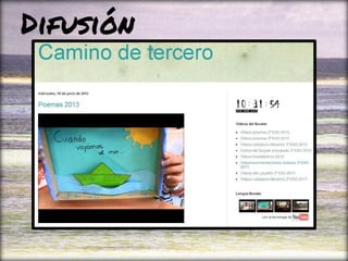 Difusión
 