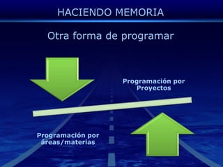 HACIENDO MEMORIAOtra forma de programar