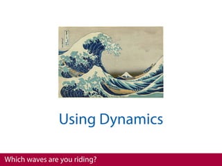 Using Dynamics

Which waves are you riding?
 