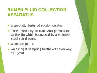 Rumen fluid examination | PPTX