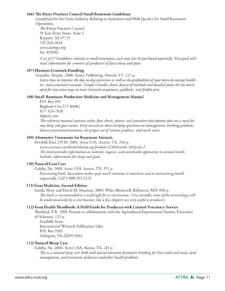 Small Ruminant Resources | PDF