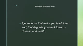 Famous Rumi quotes | PPTX