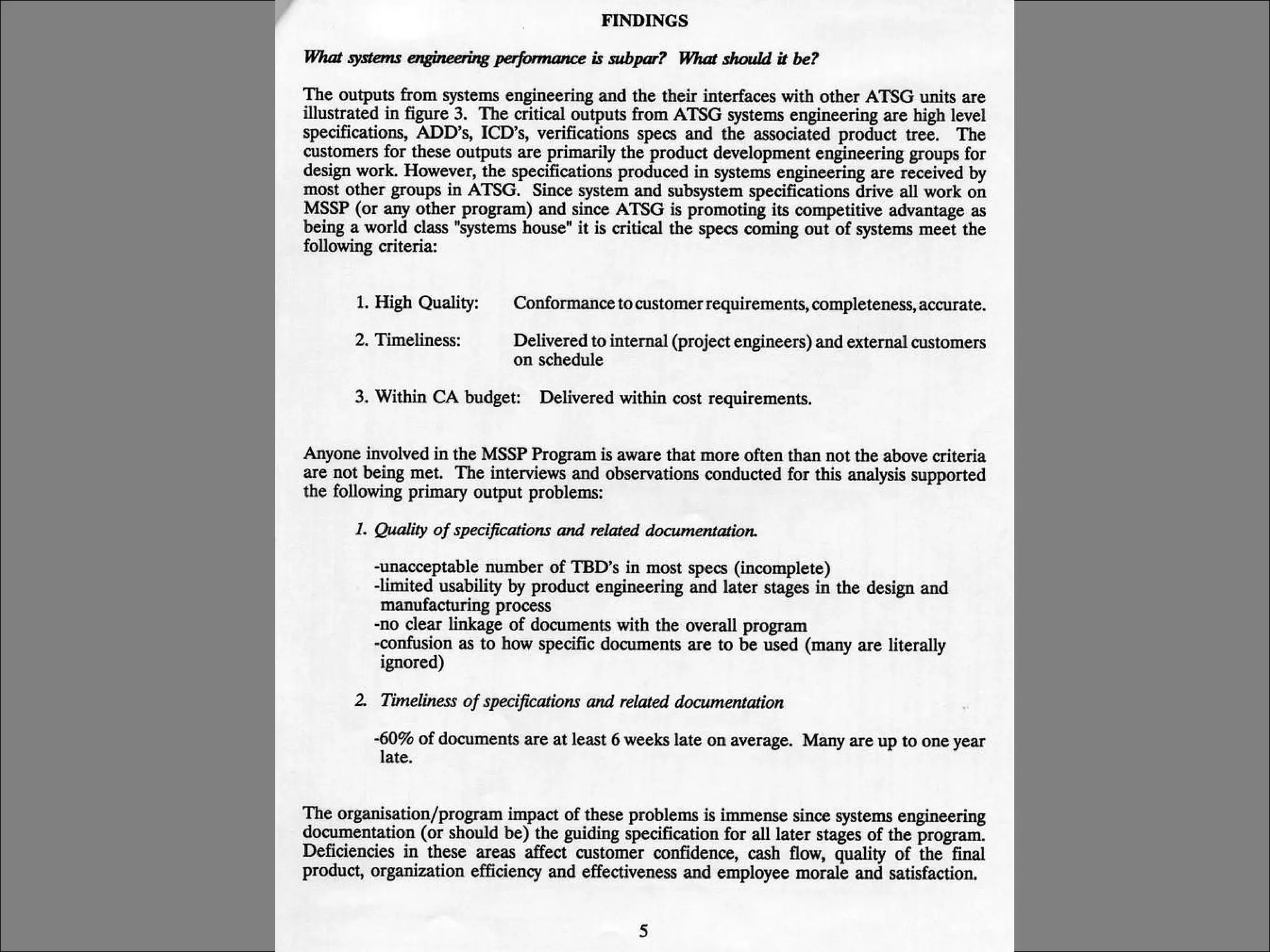 Early Rummler Case Study | PPT