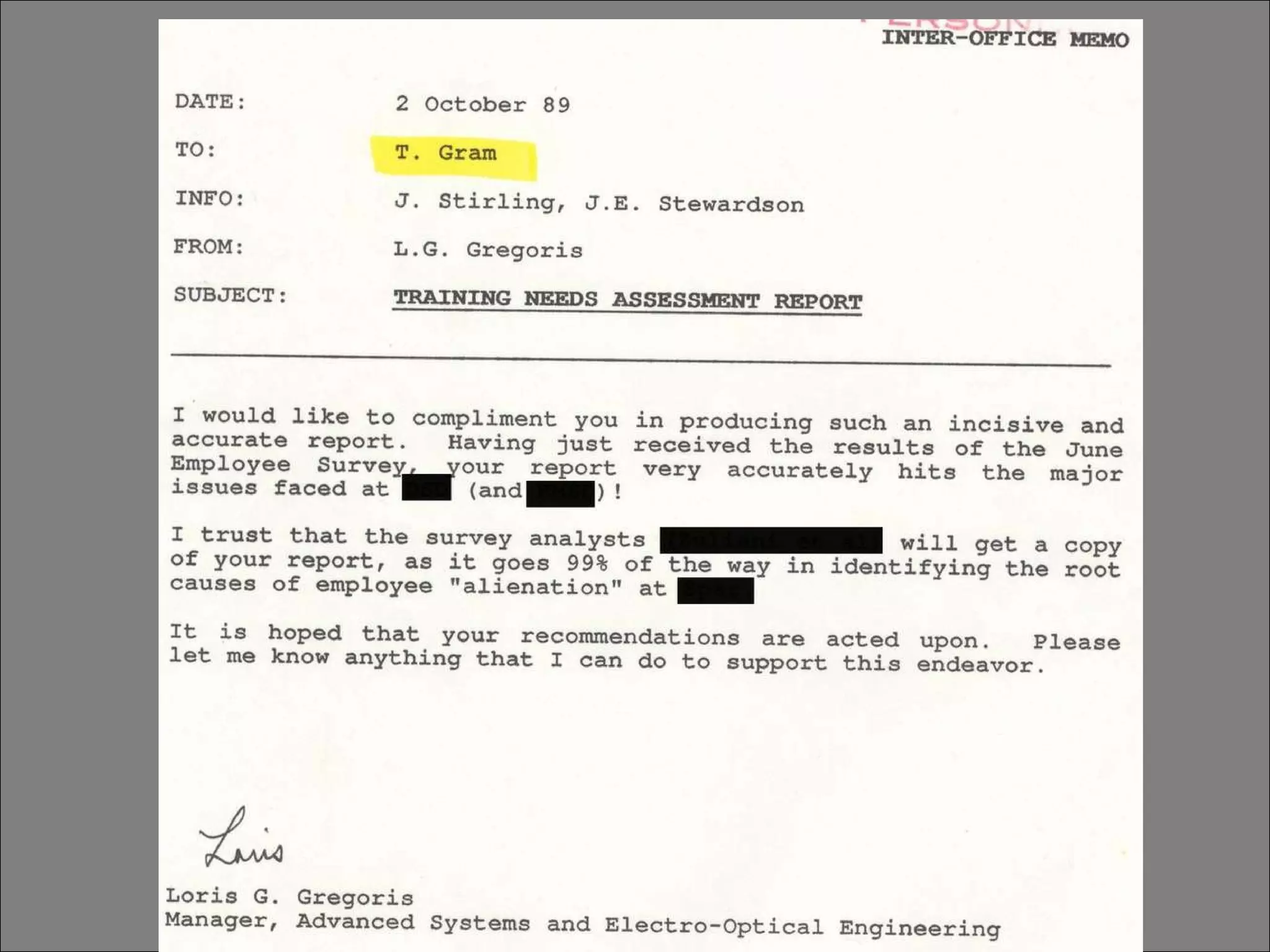 Early Rummler Case Study | PPT