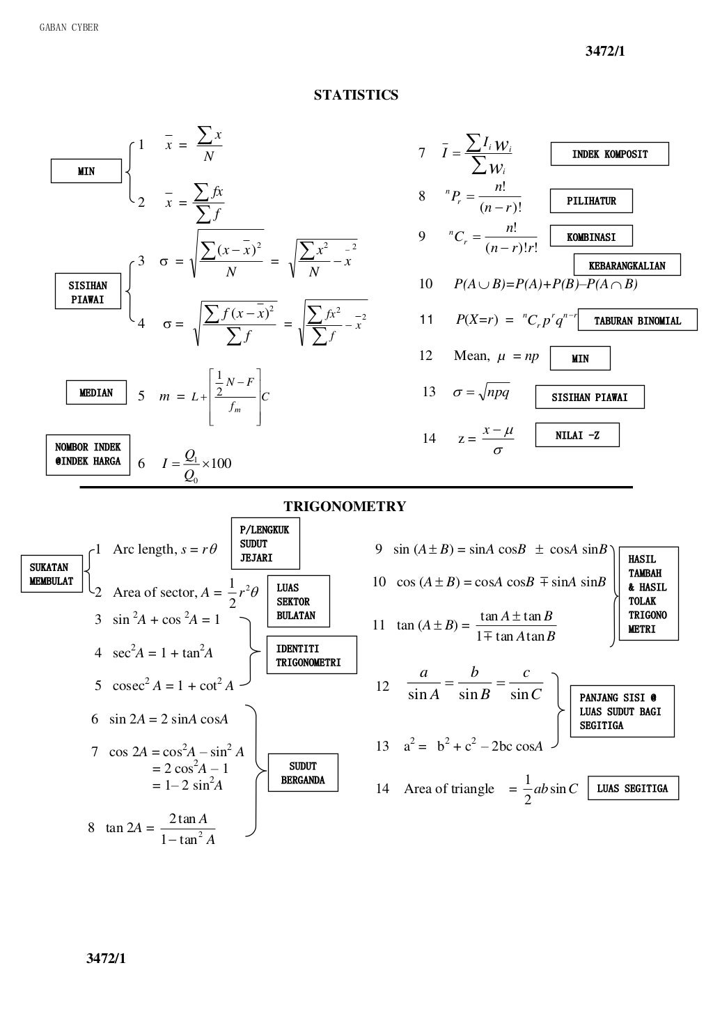 Rumus matematiktambahan