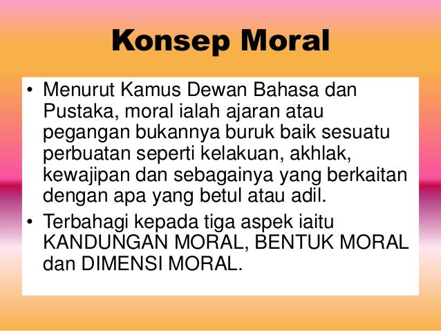 MORAL dan peranan keluarga dalam menerap nilai moral dalam kalangan r…