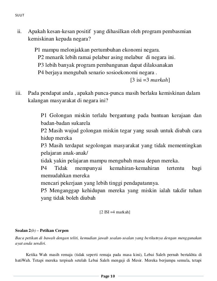 Soalan Percubaan Bahasa Melayu Spm 2019 Negeri Kedah ...