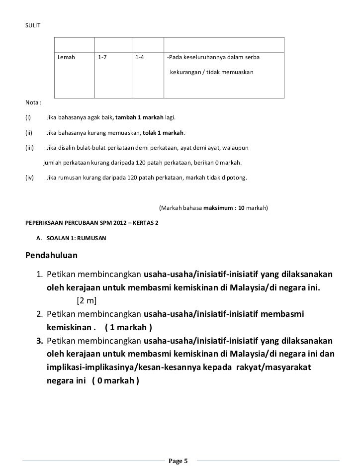 Soalan Percubaan Bahasa Melayu Spm 2019 Mrsm - Malacca s Soalan Percubaan Bahasa Melayu Spm 2019 Mrsm - Malacca s