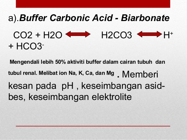 Rumusan Keseimbangan Acid Bes