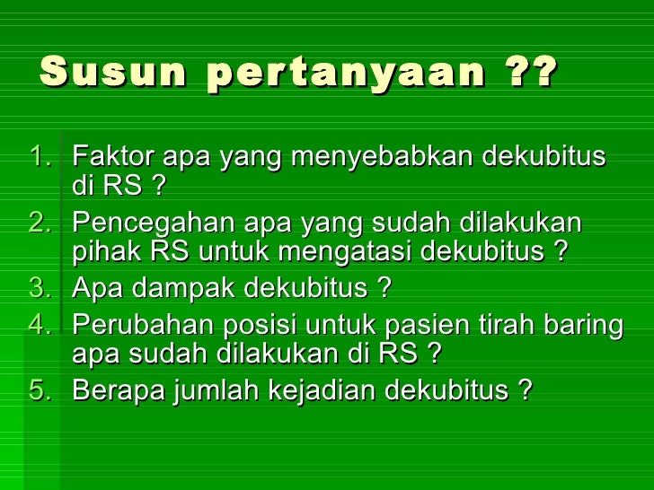 Rumusan masalah