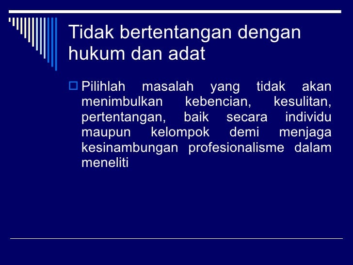 Rumusan masalah