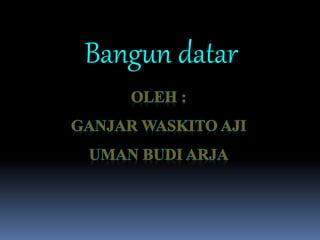 Bangun datar
 