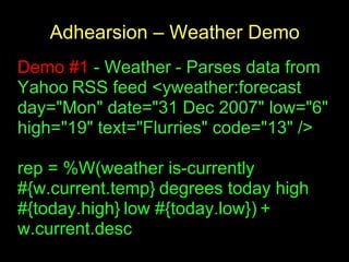 Adhearsion and Telegraph Framework Presentation