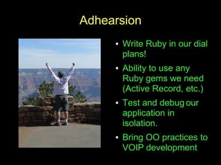 Adhearsion and Telegraph Framework Presentation