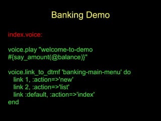 Adhearsion and Telegraph Framework Presentation