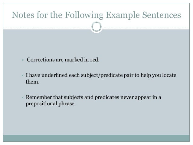 Run On Sentences