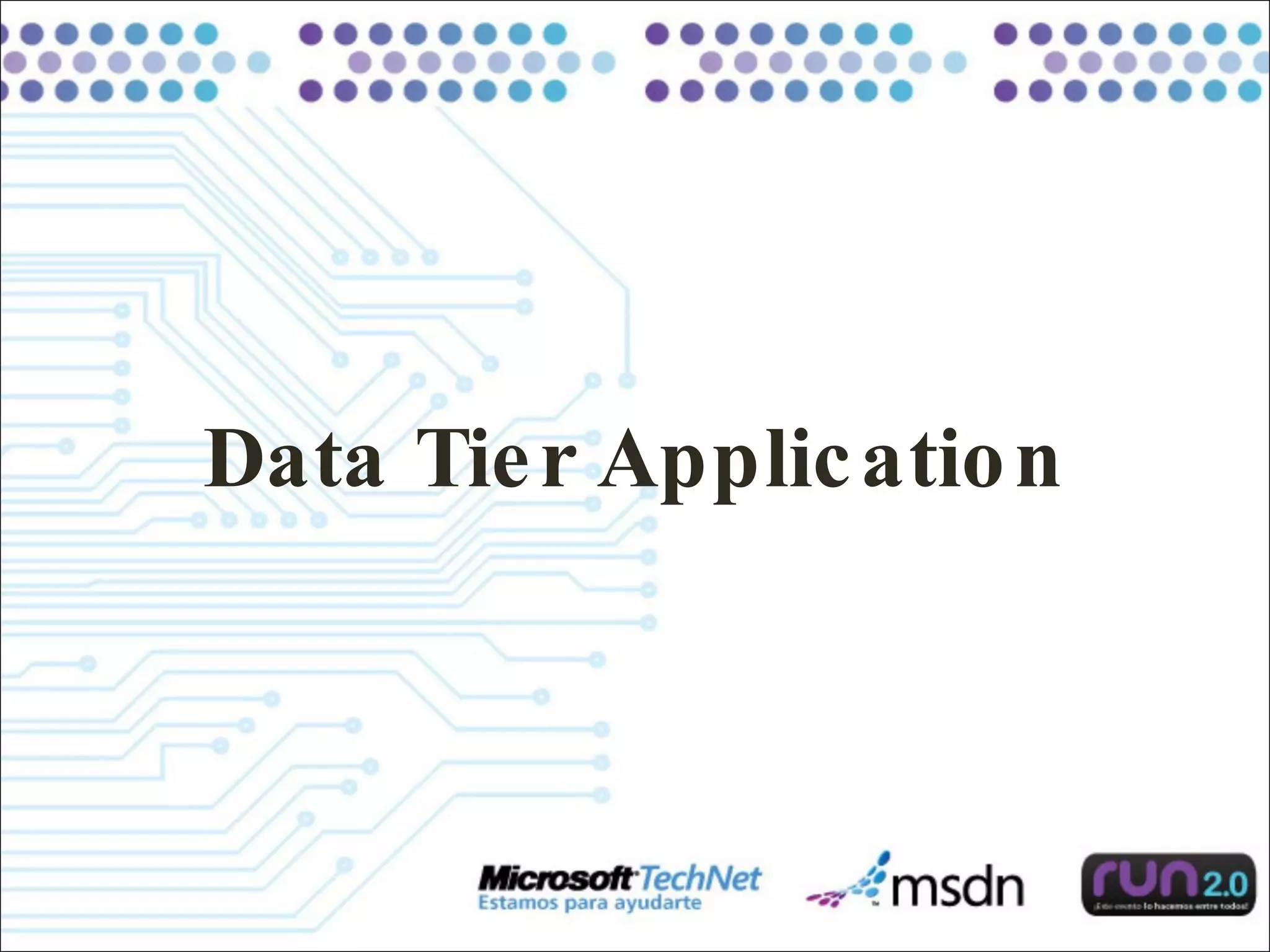Data Tier Application 