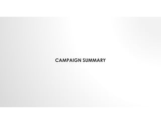 CAMPAIGN SUMMARY
 