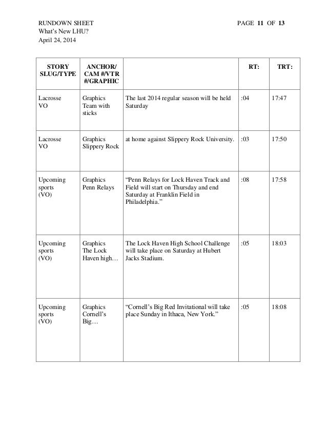 Rundown Script For Newscast rundown-script-for-newscast