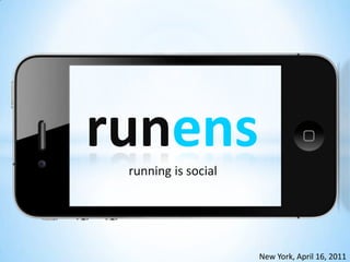 runens running is social New York, April 16, 2011 
