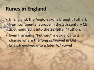 Runes in Old English | PPTX