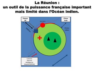La Réunion :
un outil de la puissance française important
      mais limité dans l’Océan indien.
 