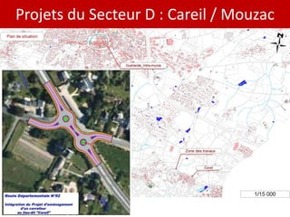 Projets du Secteur D : Careil / Mouzac
 