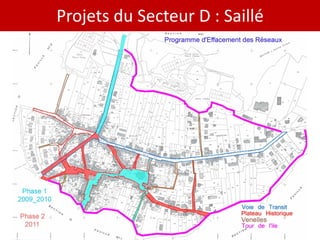 Projets du Secteur D : Saillé
 