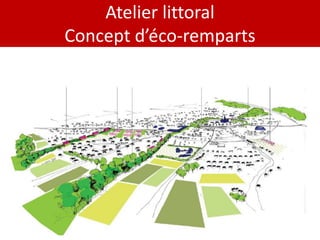 Atelier littoral
Concept d’éco-remparts
 