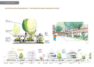 Le projet paysager

UN SITE TRAVAILLÉ EN TRANSVERSALITÉ ... ET EN VERTICALITÉ DANS LE PARTAGE DE L’ESPACE

 