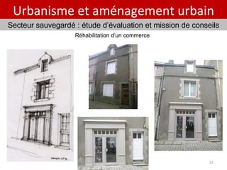 PC Trebissin :  53 log dont 12 sociaux Urbanisme et aménagement urbain Secteur sauvegardé : étude d’évaluation et mission de conseils Réhabilitation d’un commerce  