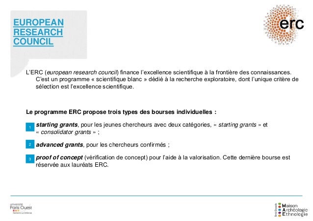 Erc starting grant research proposal