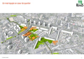 Un mail équipé en cœur de quartier
58LA FABRIQUE URBAINE
 