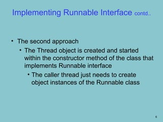 Runnable interface.34