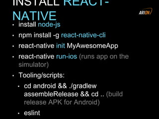 Building a Running App With react-native | PPT