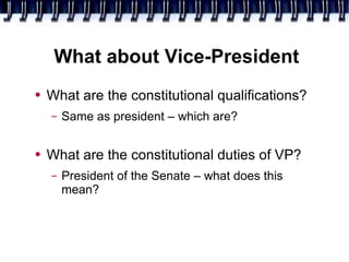Running For President | ODP