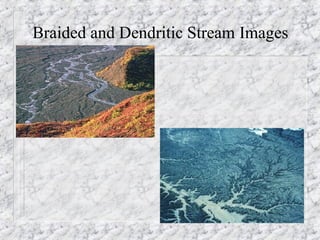 Braided and Dendritic Stream Images 