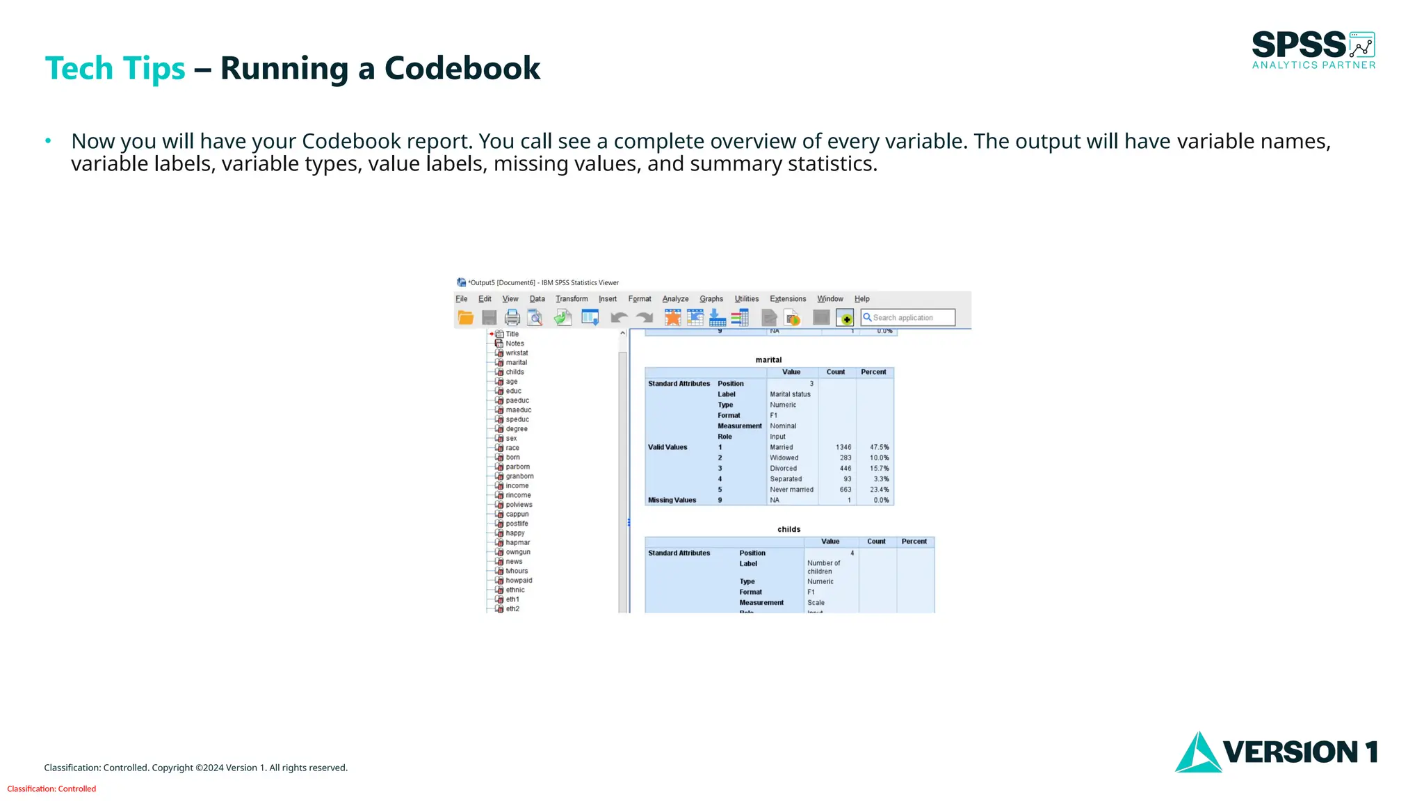 Running a Codebook in IBM SPSS Statistics .pptx