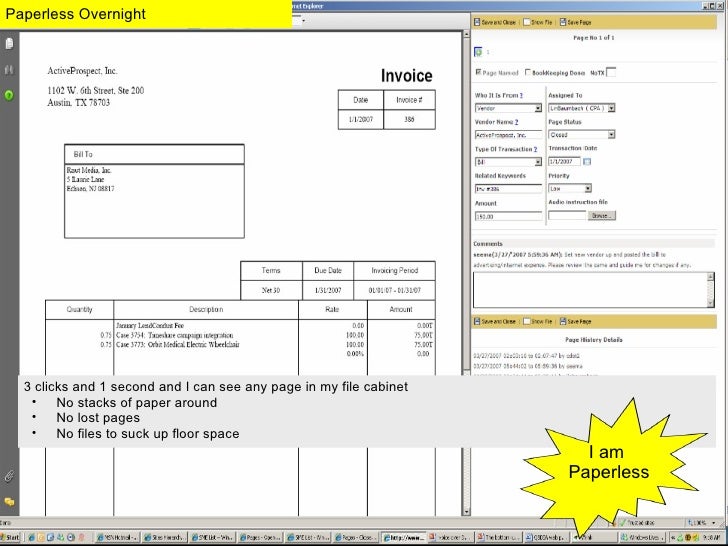 overnight paperless Office Running Paperless A overnight paperless Office Running Paperless A