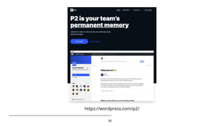 10
https://wordpress.com/p2/
 