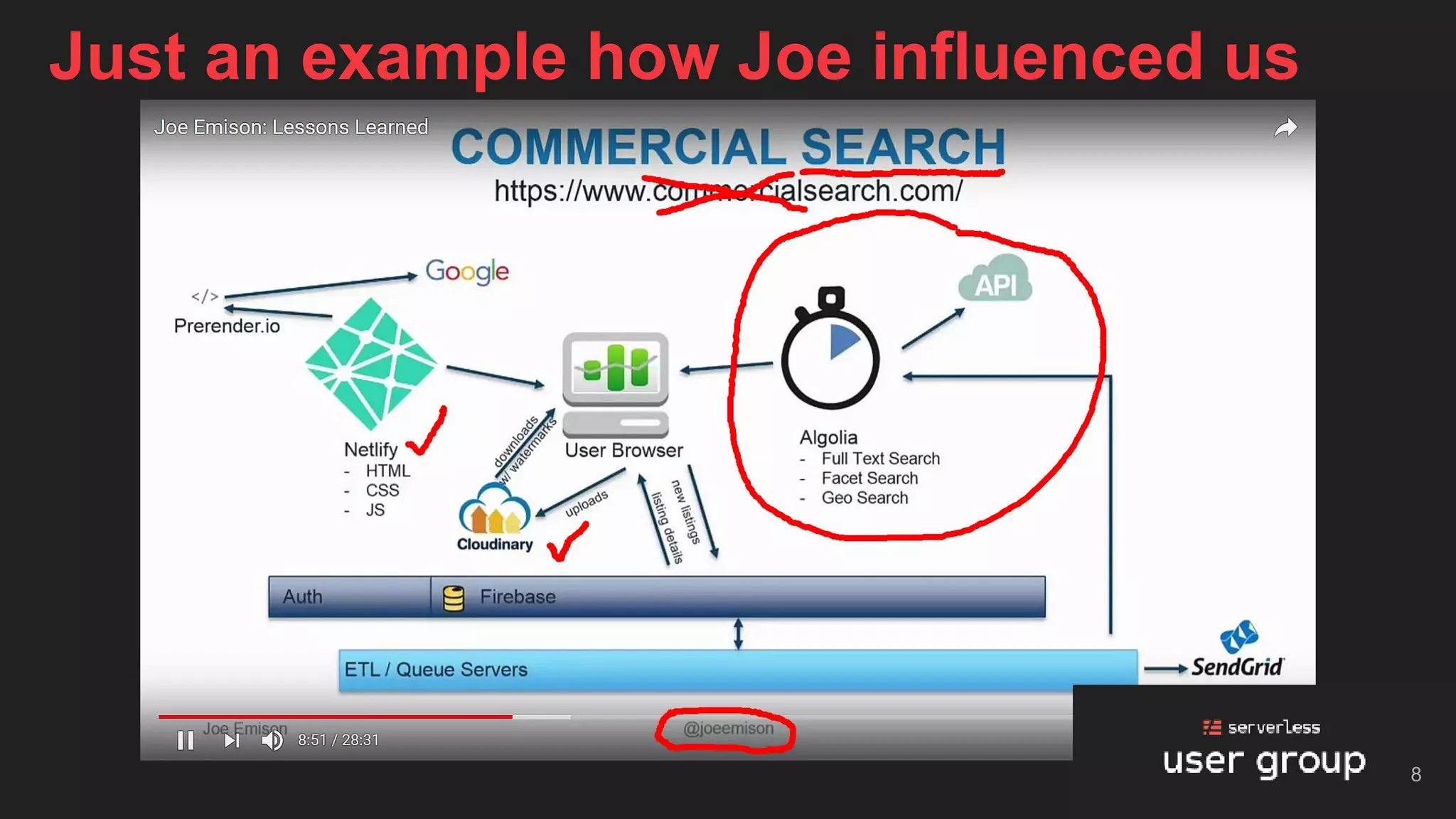 8
Just an example how Joe influenced us
 