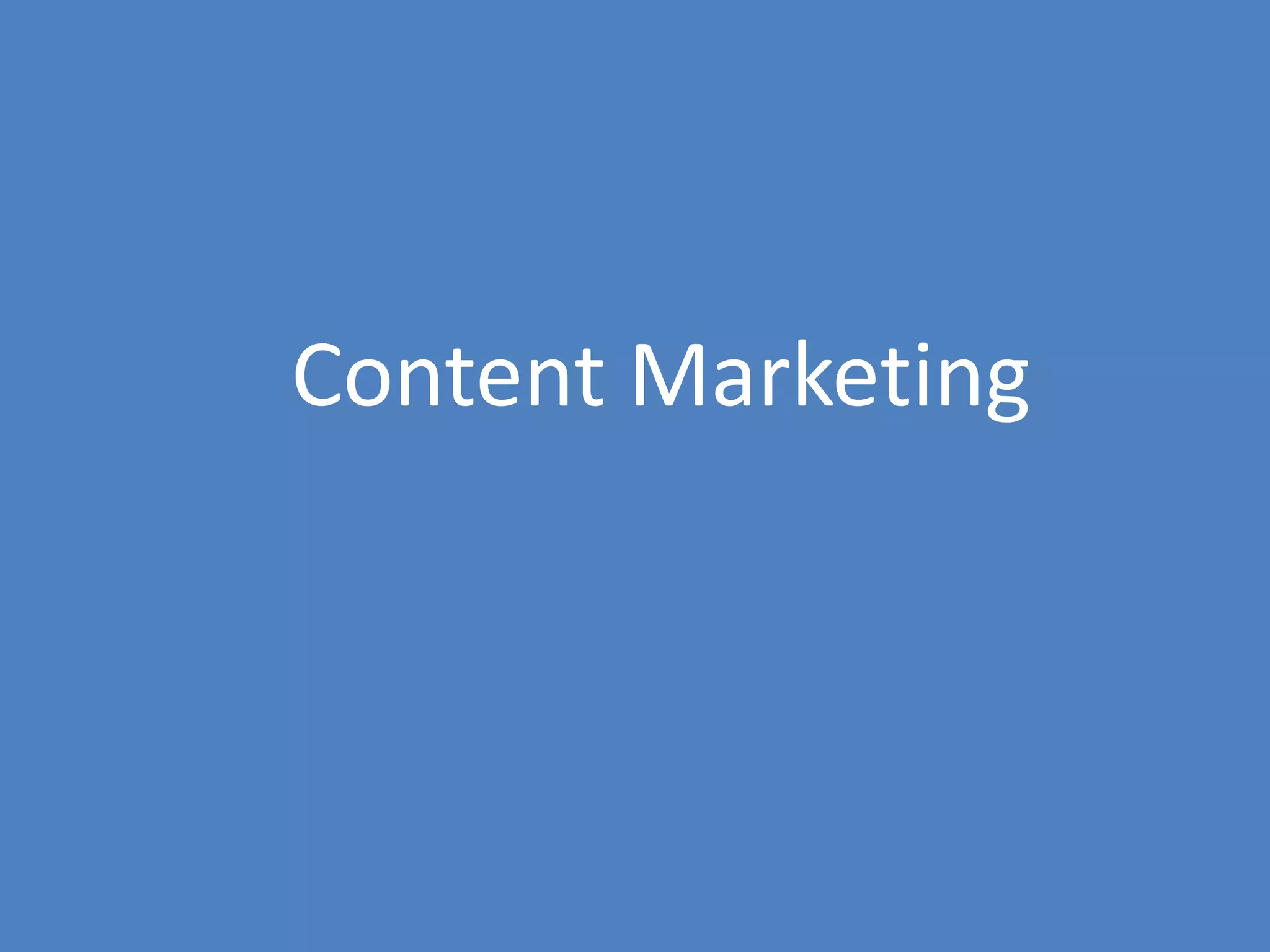 63
Content Marketing
 