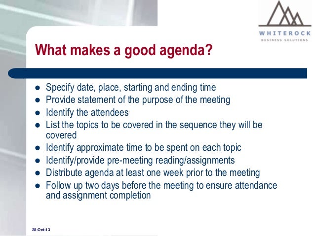 presentation meetings