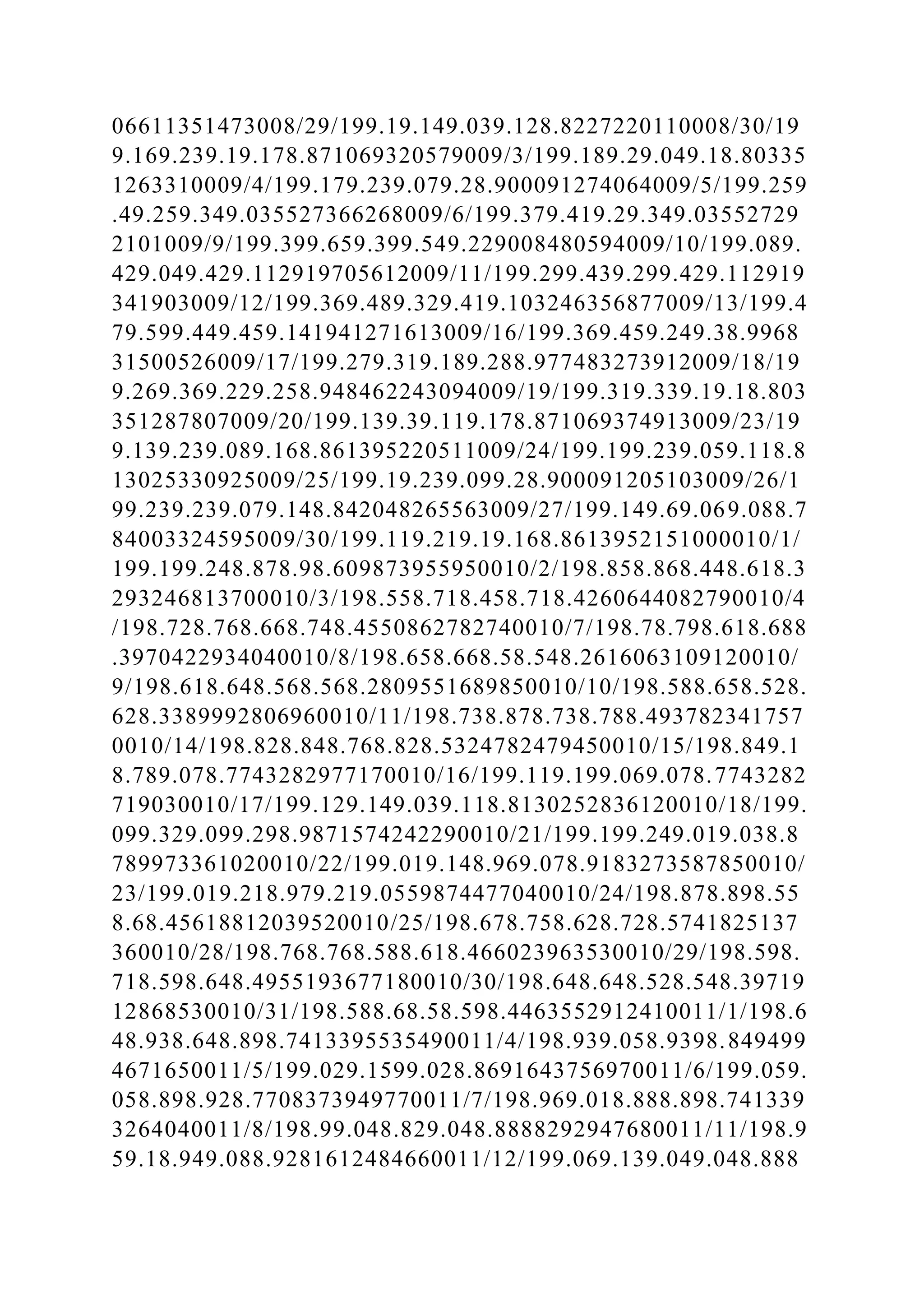 06611351473008/29/199.19.149.039.128.8227220110008/30/19
9.169.239.19.178.871069320579009/3/199.189.29.049.18.80335
1263310009/4/199.179.239.079.28.900091274064009/5/199.259
.49.259.349.035527366268009/6/199.379.419.29.349.03552729
2101009/9/199.399.659.399.549.229008480594009/10/199.089.
429.049.429.112919705612009/11/199.299.439.299.429.112919
341903009/12/199.369.489.329.419.103246356877009/13/199.4
79.599.449.459.141941271613009/16/199.369.459.249.38.9968
31500526009/17/199.279.319.189.288.977483273912009/18/19
9.269.369.229.258.948462243094009/19/199.319.339.19.18.803
351287807009/20/199.139.39.119.178.871069374913009/23/19
9.139.239.089.168.861395220511009/24/199.199.239.059.118.8
13025330925009/25/199.19.239.099.28.900091205103009/26/1
99.239.239.079.148.842048265563009/27/199.149.69.069.088.7
84003324595009/30/199.119.219.19.168.8613952151000010/1/
199.199.248.878.98.609873955950010/2/198.858.868.448.618.3
293246813700010/3/198.558.718.458.718.4260644082790010/4
/198.728.768.668.748.4550862782740010/7/198.78.798.618.688
.3970422934040010/8/198.658.668.58.548.2616063109120010/
9/198.618.648.568.568.2809551689850010/10/198.588.658.528.
628.3389992806960010/11/198.738.878.738.788.493782341757
0010/14/198.828.848.768.828.5324782479450010/15/198.849.1
8.789.078.7743282977170010/16/199.119.199.069.078.7743282
719030010/17/199.129.149.039.118.8130252836120010/18/199.
099.329.099.298.9871574242290010/21/199.199.249.019.038.8
789973361020010/22/199.019.148.969.078.9183273587850010/
23/199.019.218.979.219.0559874477040010/24/198.878.898.55
8.68.45618812039520010/25/198.678.758.628.728.5741825137
360010/28/198.768.768.588.618.466023963530010/29/198.598.
718.598.648.4955193677180010/30/198.648.648.528.548.39719
12868530010/31/198.588.68.58.598.4463552912410011/1/198.6
48.938.648.898.7413395535490011/4/198.939.058.9398.849499
4671650011/5/199.029.1599.028.8691643756970011/6/199.059.
058.898.928.7708373949770011/7/198.969.018.888.898.741339
3264040011/8/198.99.048.829.048.8888292947680011/11/198.9
59.18.949.088.9281612484660011/12/199.069.139.049.048.888
 