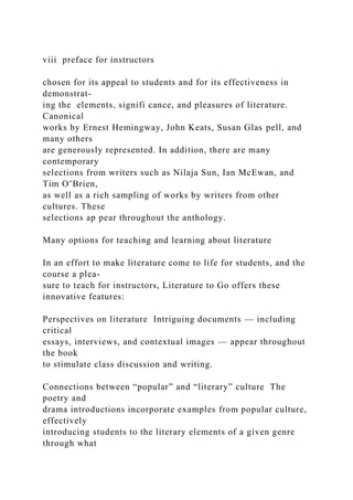 viii preface for instructors
chosen for its appeal to students and for its effectiveness in
demonstrat-
ing the elements, ...